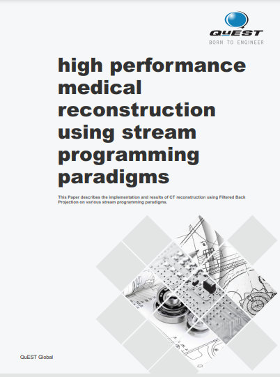 High-performance CT reconstruction using stream programming paradigms