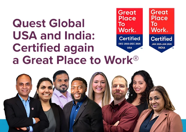 Quest Global Recognized as GPTW in India and USA